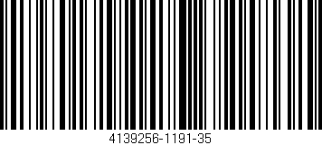 Código de barras (EAN, GTIN, SKU, ISBN): '4139256-1191-35'