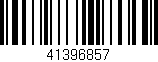 Código de barras (EAN, GTIN, SKU, ISBN): '41396857'