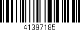 Código de barras (EAN, GTIN, SKU, ISBN): '41397185'
