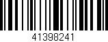 Código de barras (EAN, GTIN, SKU, ISBN): '41398241'