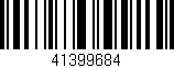 Código de barras (EAN, GTIN, SKU, ISBN): '41399684'