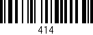 Código de barras (EAN, GTIN, SKU, ISBN): '414'