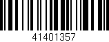 Código de barras (EAN, GTIN, SKU, ISBN): '41401357'