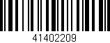 Código de barras (EAN, GTIN, SKU, ISBN): '41402209'