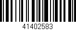 Código de barras (EAN, GTIN, SKU, ISBN): '41402583'