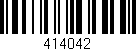 Código de barras (EAN, GTIN, SKU, ISBN): '414042'