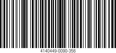 Código de barras (EAN, GTIN, SKU, ISBN): '4140449-0090-356'