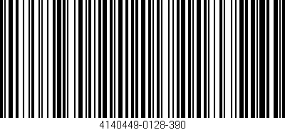 Código de barras (EAN, GTIN, SKU, ISBN): '4140449-0128-390'
