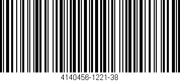 Código de barras (EAN, GTIN, SKU, ISBN): '4140456-1221-38'