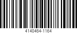 Código de barras (EAN, GTIN, SKU, ISBN): '4140464-1164'