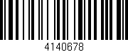 Código de barras (EAN, GTIN, SKU, ISBN): '4140678'