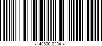 Código de barras (EAN, GTIN, SKU, ISBN): '4140680-0294-41'