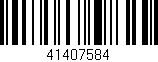 Código de barras (EAN, GTIN, SKU, ISBN): '41407584'