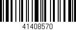 Código de barras (EAN, GTIN, SKU, ISBN): '41408570'