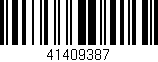 Código de barras (EAN, GTIN, SKU, ISBN): '41409387'