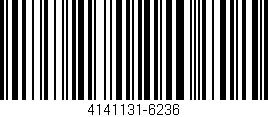 Código de barras (EAN, GTIN, SKU, ISBN): '4141131-6236'