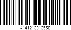 Código de barras (EAN, GTIN, SKU, ISBN): '4141213013558'