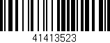 Código de barras (EAN, GTIN, SKU, ISBN): '41413523'