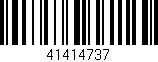 Código de barras (EAN, GTIN, SKU, ISBN): '41414737'