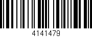 Código de barras (EAN, GTIN, SKU, ISBN): '4141479'