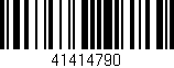 Código de barras (EAN, GTIN, SKU, ISBN): '41414790'