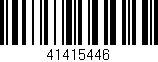 Código de barras (EAN, GTIN, SKU, ISBN): '41415446'