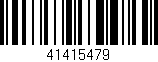 Código de barras (EAN, GTIN, SKU, ISBN): '41415479'