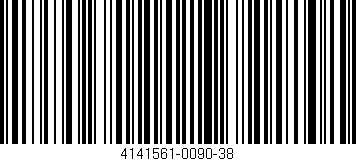 Código de barras (EAN, GTIN, SKU, ISBN): '4141561-0090-38'