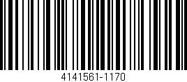 Código de barras (EAN, GTIN, SKU, ISBN): '4141561-1170'