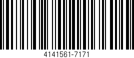 Código de barras (EAN, GTIN, SKU, ISBN): '4141561-7171'