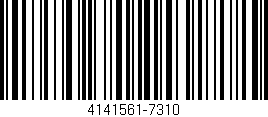 Código de barras (EAN, GTIN, SKU, ISBN): '4141561-7310'
