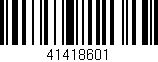 Código de barras (EAN, GTIN, SKU, ISBN): '41418601'