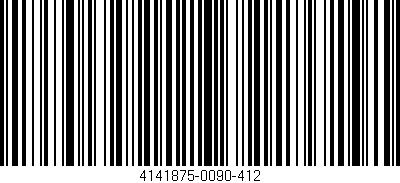 Código de barras (EAN, GTIN, SKU, ISBN): '4141875-0090-412'