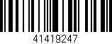 Código de barras (EAN, GTIN, SKU, ISBN): '41419247'