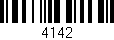 Código de barras (EAN, GTIN, SKU, ISBN): '4142'
