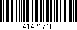 Código de barras (EAN, GTIN, SKU, ISBN): '41421716'