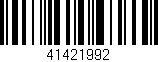 Código de barras (EAN, GTIN, SKU, ISBN): '41421992'