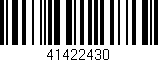 Código de barras (EAN, GTIN, SKU, ISBN): '41422430'