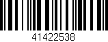 Código de barras (EAN, GTIN, SKU, ISBN): '41422538'