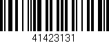 Código de barras (EAN, GTIN, SKU, ISBN): '41423131'