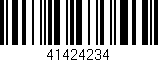 Código de barras (EAN, GTIN, SKU, ISBN): '41424234'