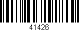 Código de barras (EAN, GTIN, SKU, ISBN): '41426'