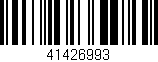 Código de barras (EAN, GTIN, SKU, ISBN): '41426993'