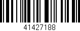 Código de barras (EAN, GTIN, SKU, ISBN): '41427188'