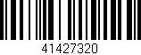 Código de barras (EAN, GTIN, SKU, ISBN): '41427320'