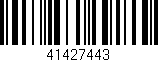 Código de barras (EAN, GTIN, SKU, ISBN): '41427443'