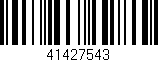 Código de barras (EAN, GTIN, SKU, ISBN): '41427543'