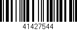 Código de barras (EAN, GTIN, SKU, ISBN): '41427544'