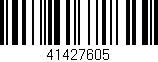 Código de barras (EAN, GTIN, SKU, ISBN): '41427605'