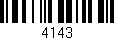 Código de barras (EAN, GTIN, SKU, ISBN): '4143'
